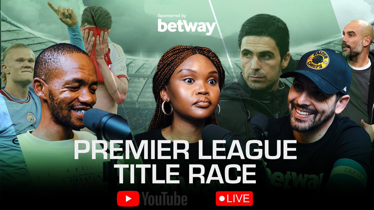 Ziyakhala ke Manje ⚽️ Catch today’s episode of @OnsideZA with your favourite team, @marcojmartins @tshepiworldwide @Lenn_Moleko and Super-Sub 🚀 as they give you the latest sports update ⚽️ Episode premieres at 9pm 🕘 LIVE 📍 on YouTube 🔴 Courtesy of @Betway_za