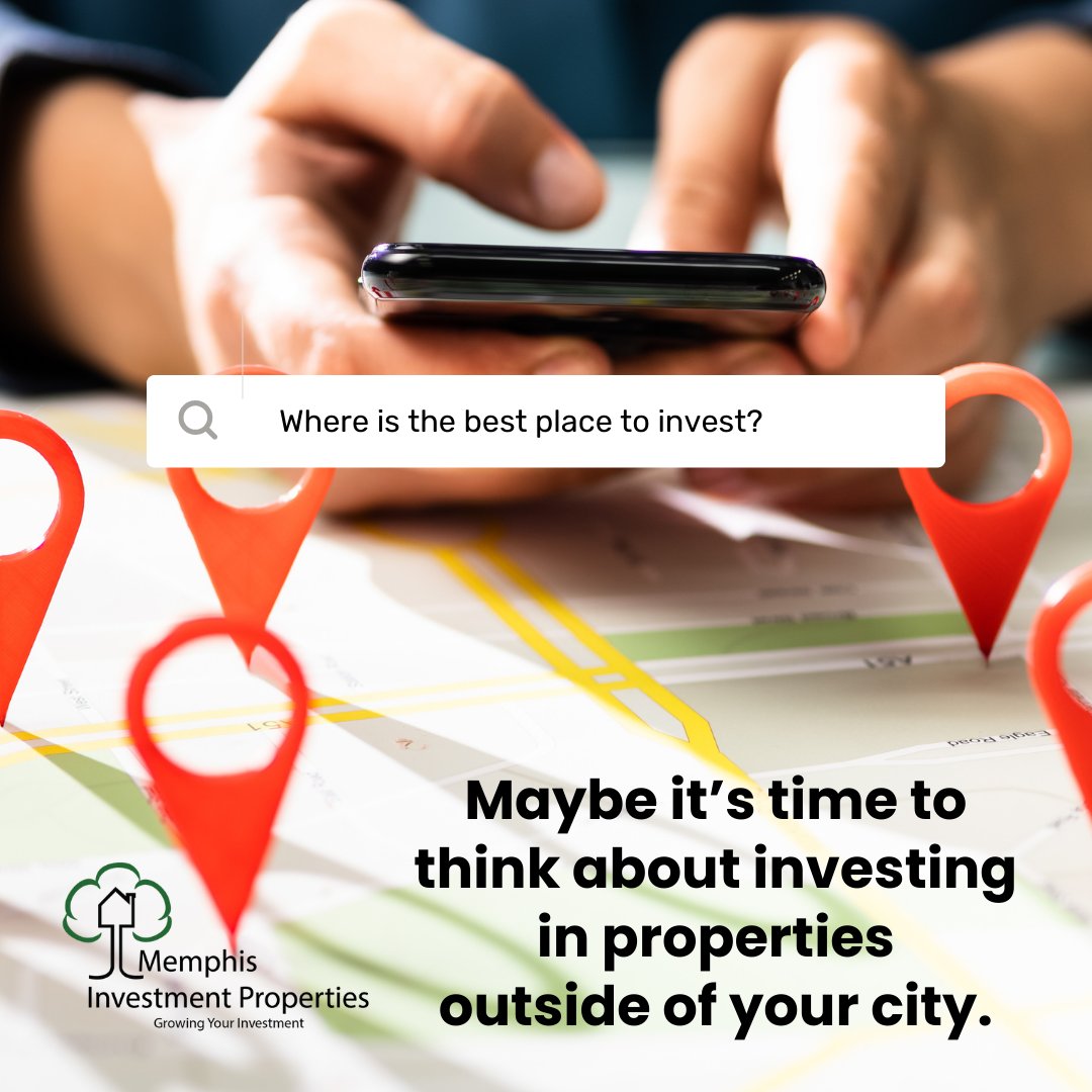 Expand your real estate portfolio beyond your local market for greater growth potential. Ready to explore new investment opportunities? Let's discuss your options! memphisinvestmentproperties.net #RealEstateInvesting #RentalProperties #InvestmentDiversification