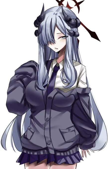 カーディガンマコト  #ブルアカ 