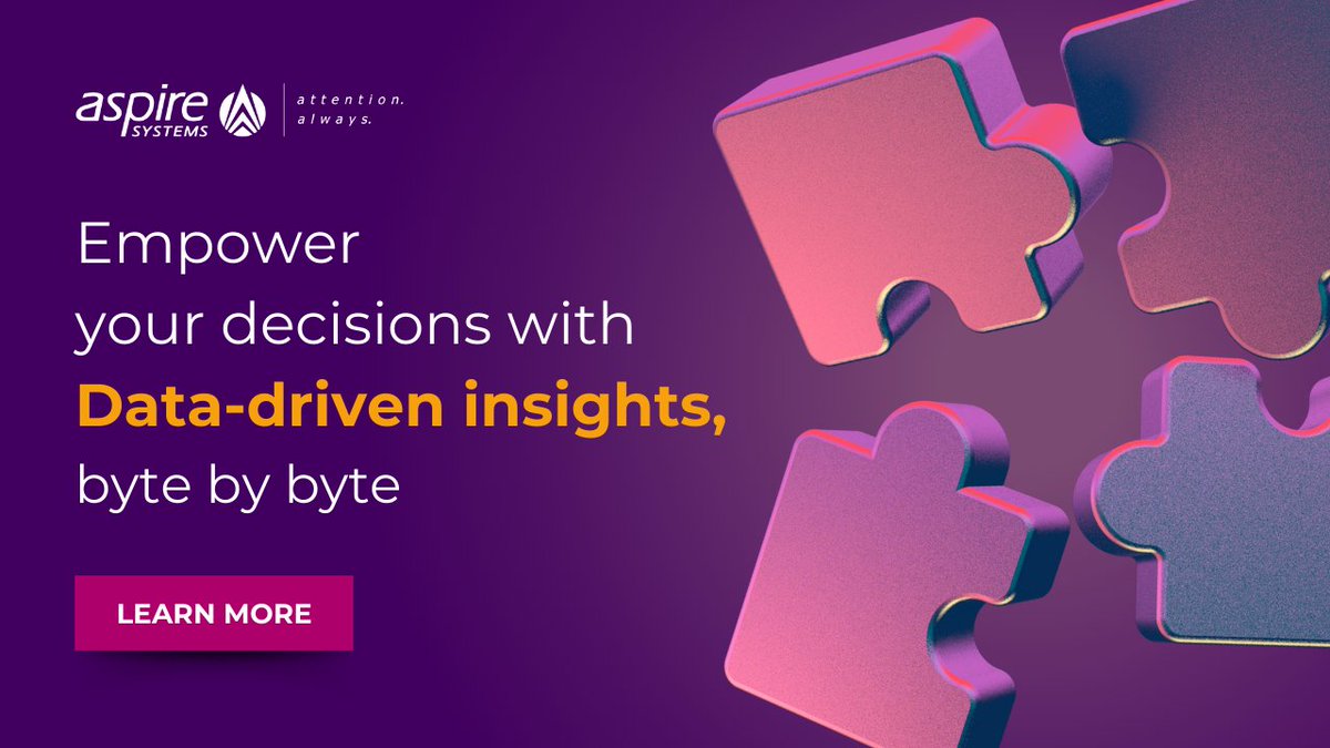 Drowning in unstructured data? No worries, we've got your back! Our analytics solutions make sense of the chaos, so you can make smarter decisions effortlessly. Connect with us at aspiresys.com/data-analytics…

#DataTransformation #DataLakes #DataAnalytics  #DataWarehousing