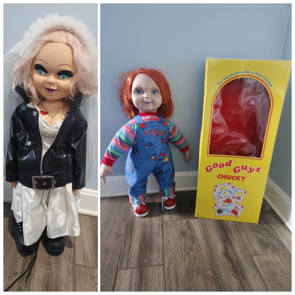 Just added a Chucky and Tiffany to my store!! Both available now!!!

#ebay #chucky #childsplay #horror #movie #horrormoviesandchill #horrormovie #availablenow #doll #figure #Collectible