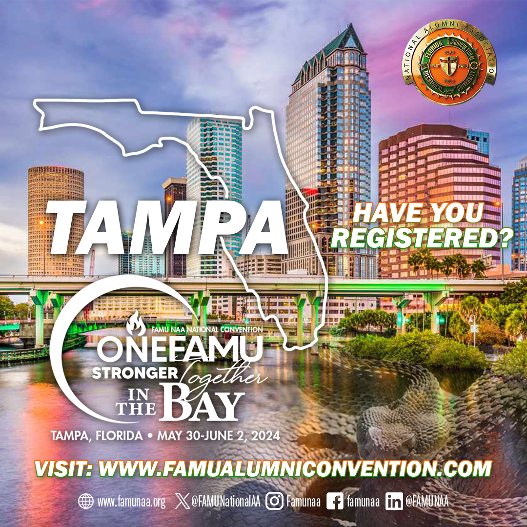 FAMUNationalAA's tweet image. Come join VP / AD Tiffany Dawn Sykes for State of FAMU Athletics Update on Friday May 31, at the Grand Hyatt at 7:30am. Admission is included with registration!

Full convention registration: ow.ly/CupW50RgNxw
Friday events (à la carte): ow.ly/H8fv50RgNxA