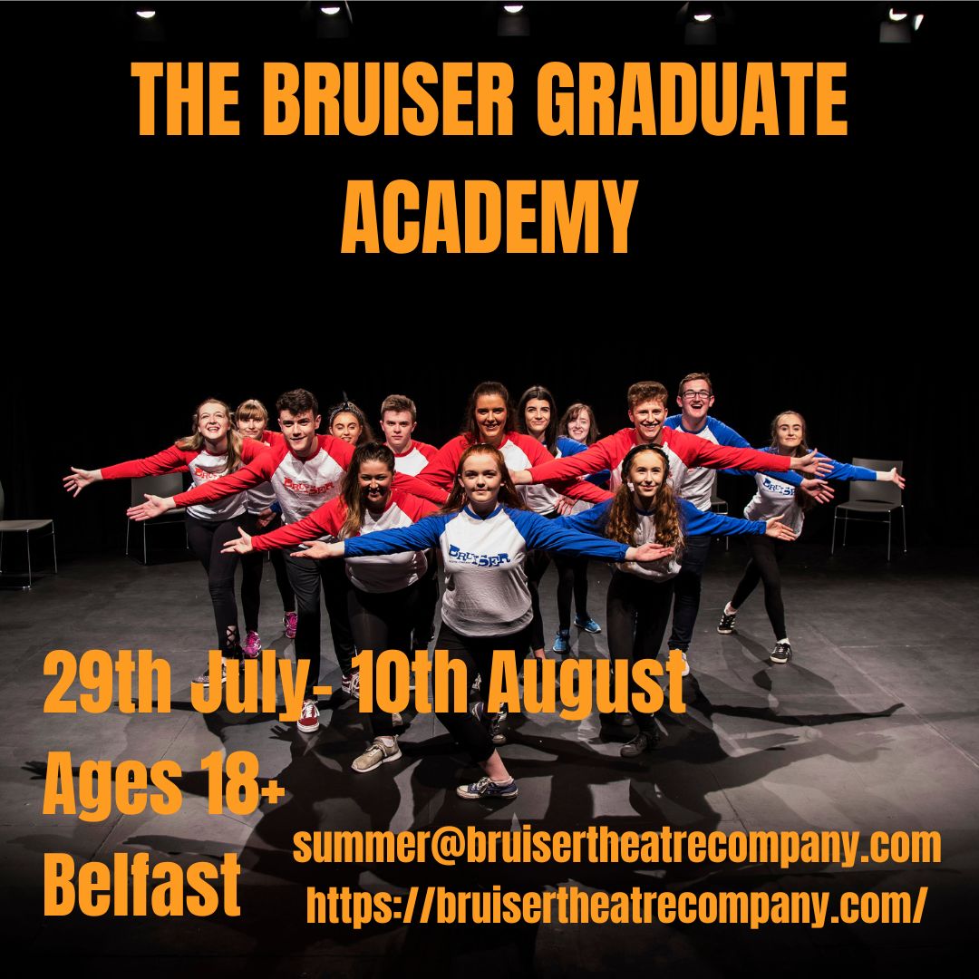 Applications for the 2024 Bruiser Graduate Academy are open! The Bruiser Graduate Academy is an intensive 12-day training course for young adults with a passion for the performing arts, who are serious about their career. For more information visit buff.ly/3ufKAjr
