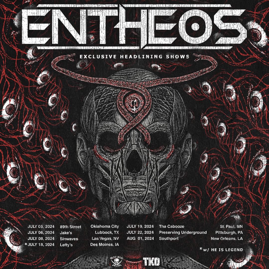 Playing some headlining shows this summer. Grab tickets at Entheosofficial.com 🤘🔥