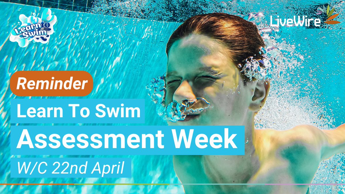It's almost that time of the month! 😁🌊 Assessments for #LearnToSwim start next week 🏊‍♂️
