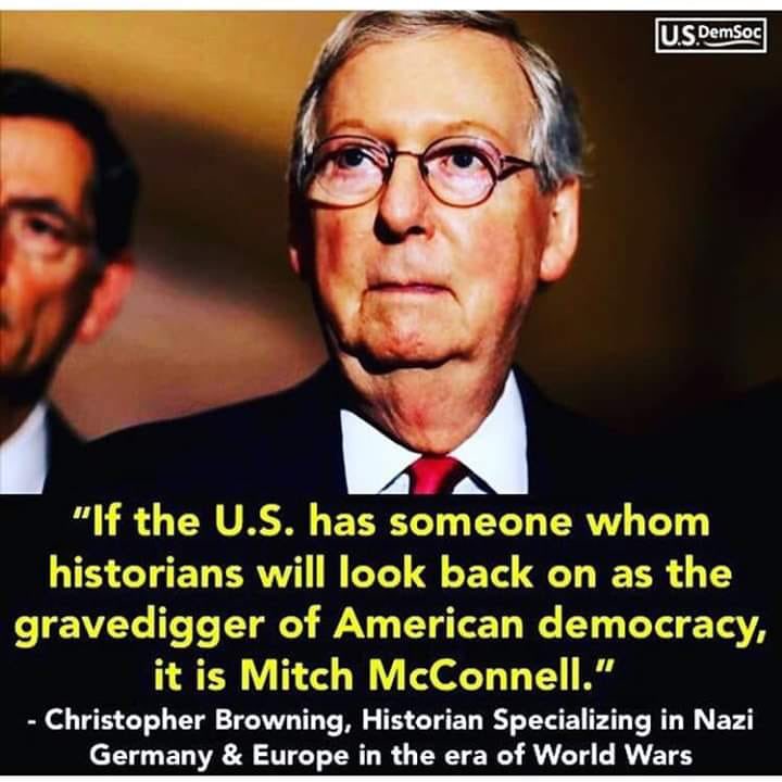 @cspan @LeaderMcConnell #MoscowMitch enabled #RapistTrump @POTUS45