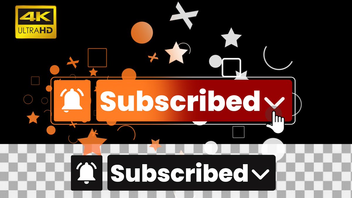 FootageElements's tweet image. &quot;Subscribe&quot; button 4K | transparent background, alpha channel
youtube.com/watch?v=sGFrqw…

#overlay #subscribebutton #youtuber #bell #button #like #notification #socialmedia #subscribed #transparent  #videocreation #videomaker #videomaking