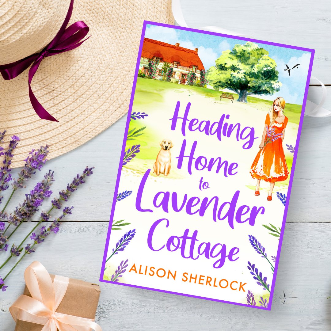 🪻Discover @AlisonSherlock's heartwarming Railway Lane series with #HeadingHomeToLavenderCottage! Set in a quiet village with beautiful lavender fields, this is a great read for spring! 📖 Get your copy here: mybook.to/headinghomesoc…