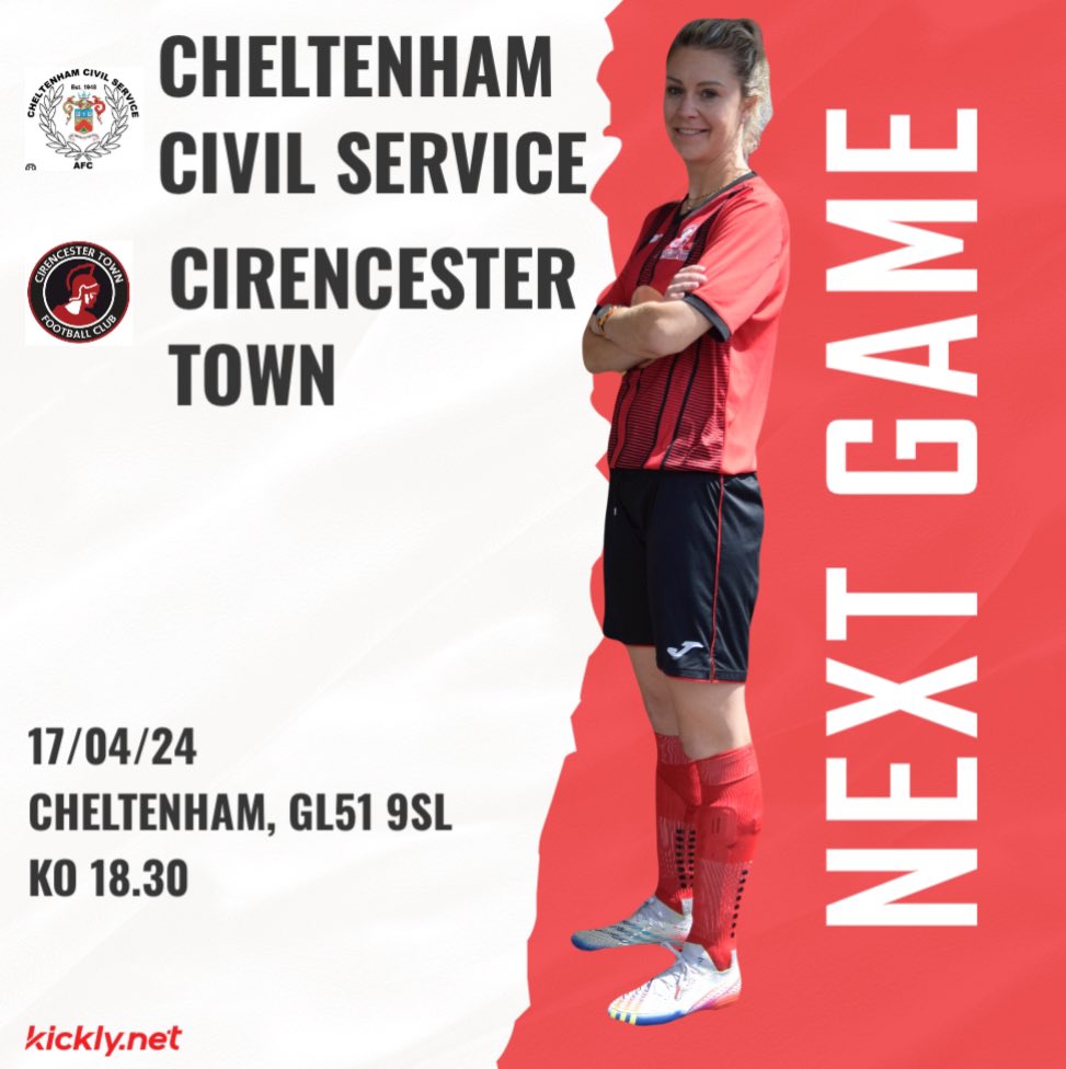 Another Midweek fixture as we travel to @CCSAFCladies tomorrow night. This will be a good game with Civil service fighting for second place so will be in full force. All supporters always welcome ⚫️🔴 @CirenTownFC