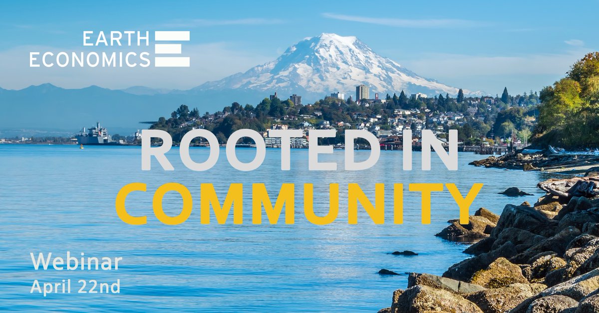 Join us this Earth Day to learn about how Earth Economics is supporting partners that are making a difference on the ground! Sign up in the link. #communitygreening

ow.ly/A2gB50Rhfya