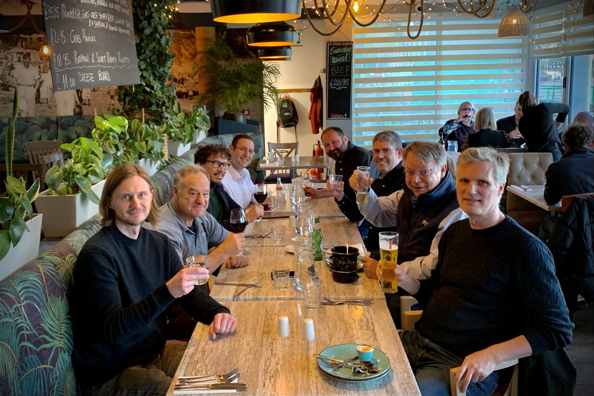 Dan Curtis (@drdancurtis) on Twitter photo Great to host Profs Gerry Fuller, Jeff Giacomin and Marco Ellero as part of the 1st Swansea Complex Fluids Day 2024 yesterday! Lots of discussion: biorheology, chirps, shear thickening, modelling, microfluidics and lots of coffee extraction! <a href="/SwanseaUni/">Swansea University</a> <a href="/SUSciEng/">Science and Engineering at Swansea University</a> <a href="/BritSocRheology/">The British Society of Rheology</a> Great to host Profs Gerry Fuller, Jeff Giacomin and Marco Ellero as part of the 1st Swansea Complex Fluids Day 2024 yesterday! Lots of discussion: biorheology, chirps, shear thickening, modelling, microfluidics and lots of coffee extraction! <a href="/SwanseaUni/">Swansea University</a> <a href="/SUSciEng/">Science and Engineering at Swansea University</a> <a href="/BritSocRheology/">The British Society of Rheology</a>