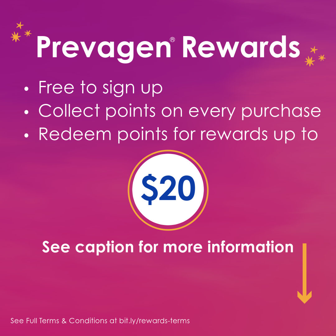 ✨ Prevagen Rewards is our way of saying THANK YOU to our Prevagen.com customers for their loyalty! ✨ Simply create an account following the LINK IN BIO! ✨ You will earn 500 points by simply signing up!