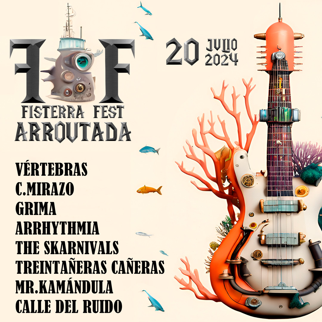 🎉 ¡Ya está aquí el esperado Fisterra Arroutada Fest! 🎶 Un festival inolvidable, con grandes artistas y un ambiente... INCREÍBLE Y ÚNICO🌿🌾 📅¿Cuándo?: 20 de julio. 📍 ¿Dónde?: Fisterra (A Coruña, Galicia) Consigue tus entradas 🎫 bit.ly/4azZrF3