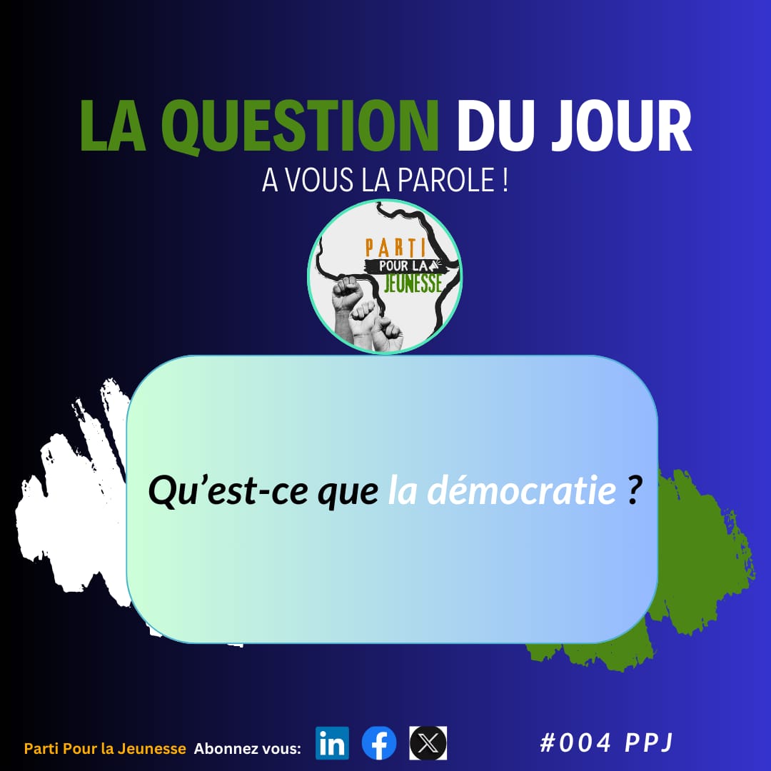 PPJ_CIV's tweet photo. Question fondamentale pour nous jeunesse africaine. 

Une d��mocratie sans démocrates est comme une piscine sans eau, difficile donc d'y nager. C'est aux démocrates de faire vivre la démocratie et ses institutions.
A vous la parole 🎤
#PPJ
#LaQuestionDuJour https://t.co/rswqQqkpbZ