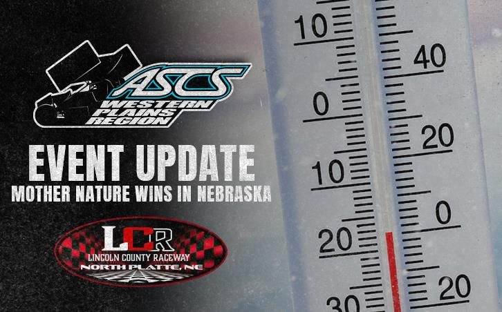 ❄️𝐑𝐄𝐆𝐈𝐎𝐍𝐀𝐋 𝐔𝐏𝐃𝐀𝐓𝐄❄️ >> Snow, Bitter Cold Postpones ASCS Western Plains at Lincoln County.

𝐑𝐞𝐚𝐝 𝐌𝐨𝐫𝐞⤵️
ascsracing.com/press/article/…