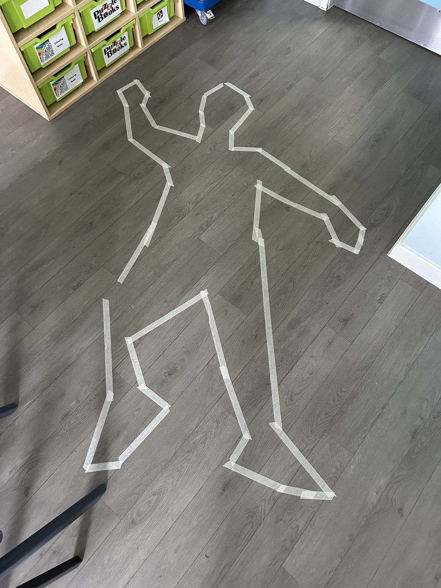 There has been a murrrder (To be read in a Scottish accent) Students at The Beacon have turned detective and as part of their English lessons are solving a murder mystery!