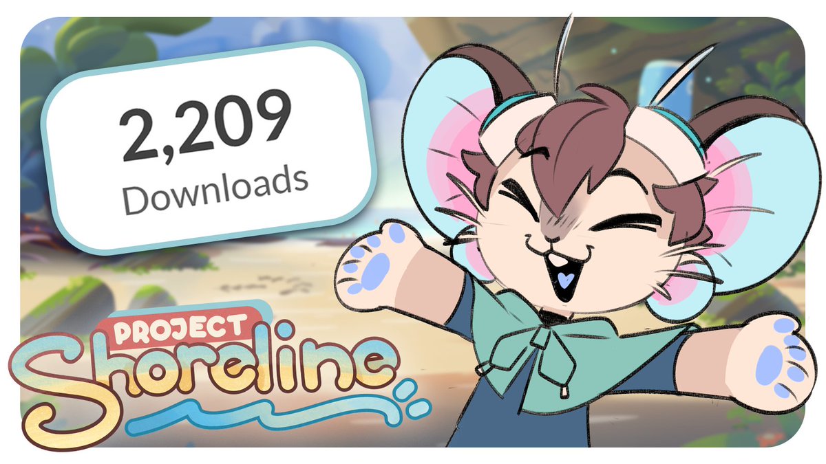 ✧*̥ ˚ WE HIT 2K DOWNLOADS ON ITCH! This weekend has been crazy, there wasn't even time to celebrate 1K. Thank you all for playing Project Shoreline and for the amazing feedback ❤️ We hope to see you around for further updates and more adventures to come in the future *̥ ˚✧