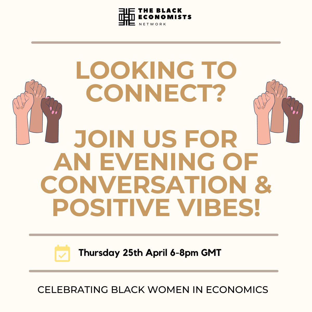 If you’re looking for a space to meet & build connections with like-minded people in economics, then our event is for you! 🎉🌟Join us Thursday, April 25th, 6-8pm! Don't miss out - secure your (free!) ticket now for in-person or online entry. Link here: tben.co.uk/events/tben-wo…