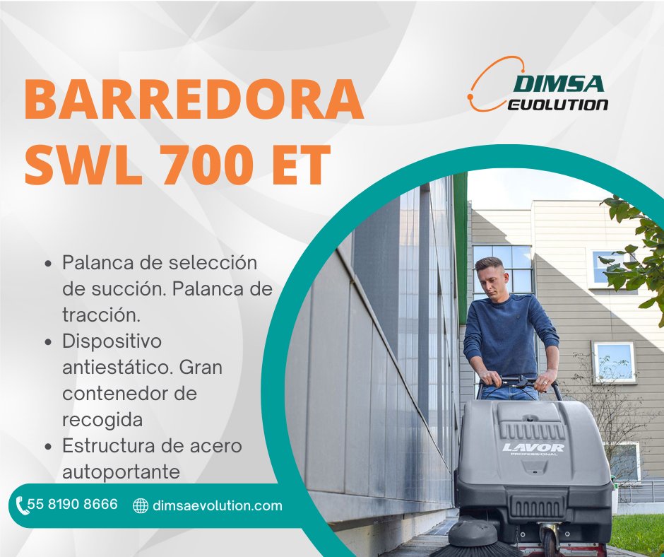 Siempre es importante mantener las superficies limpias y libres de polvo para nuestra mayor seguridad. Con nuestra Barredora SWL 700 ET lograrás resultados profesionales de manera rápida y eficiente. Contáctanos.
55 8190 8666 bit.ly/3LaNVWi
#equiposdelimpiezaindustrial