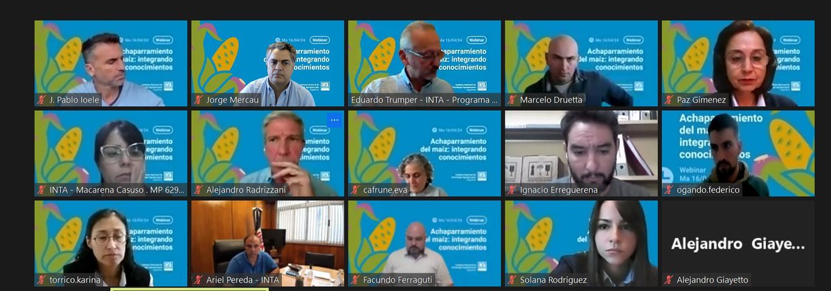 JorgeLMercau's tweet photo. Muy recomendado🧐
"#Achaparramiento en #Maíz,
Integrando Conocimientos"
Excelente organización d Eduardo Trumper 
#ProtecciónVegetalINTA @intaargentina 

Q sabemos, Q pasó en 23/24
Aprender y Actuar JUNTOS d cara a una mejor 
24/25
#EsCON
📹
https://t.co/pxJXM0kqLP https://t.co/iIgCd4x29H