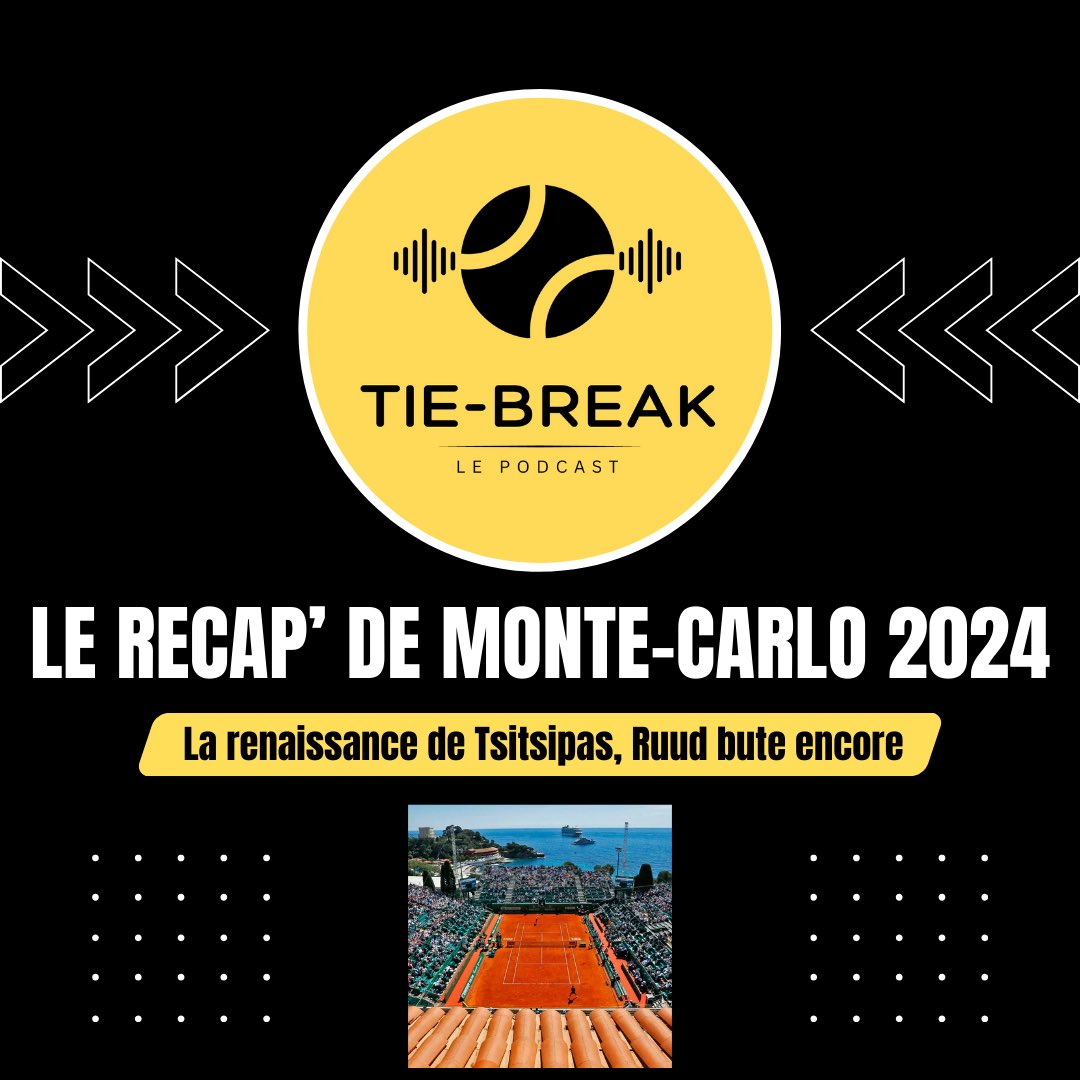🚨 Nouvel épisode de Tie-break disponible ! 🎾 La renaissance de Tsitsipas, Ruud bute encore, des matches incroyables, l'arbitrage... Le recap’ de Monte-Carlo 🇲🇨 🎧 Disponible sur toutes les plateformes !