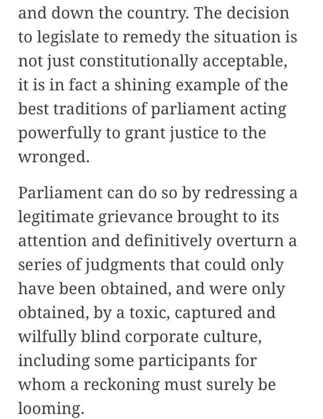 Dr Robert Craig has today spoken powerfully to the Justice Select Committee in support of the Horizon Offences Bill. In this blog he elaborates further: ukconstitutionallaw.org/2024/01/16/rob… @RobertCraig3