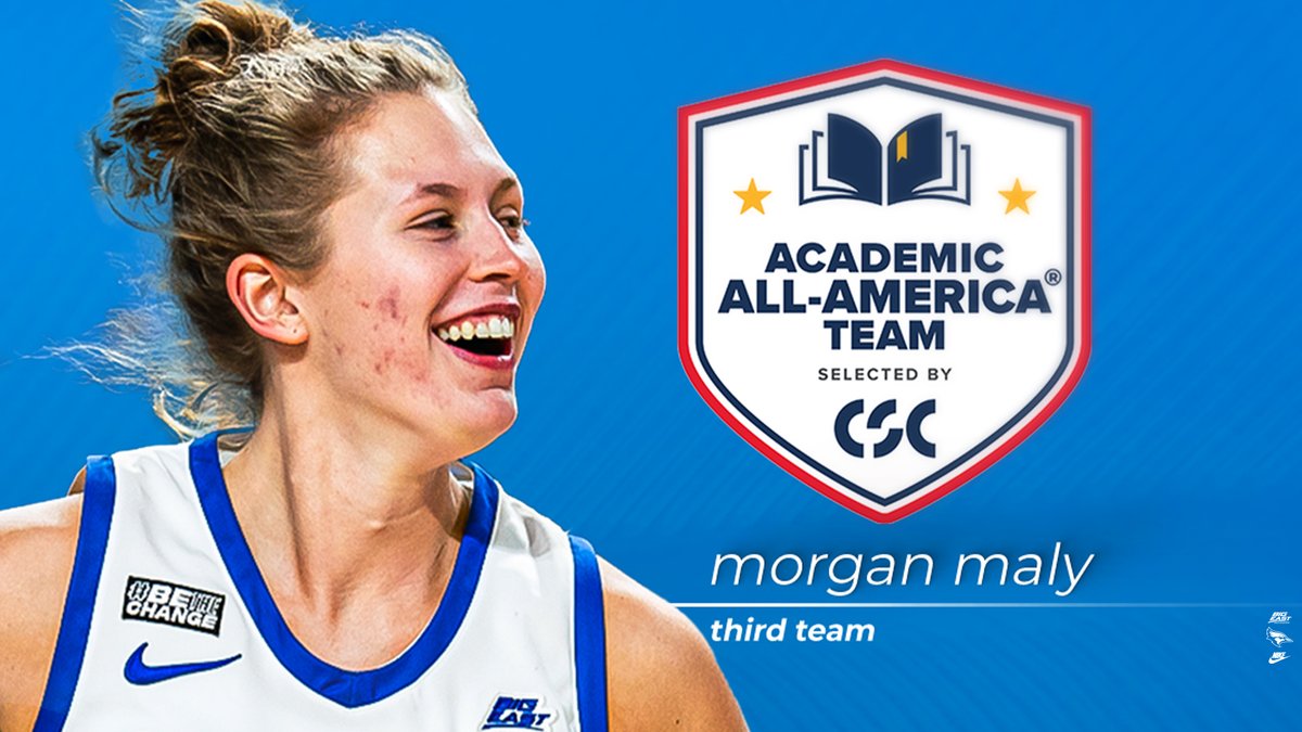 Morgan Maly became the third Academic All-American in Bluejay History!! tinyurl.com/3mmrexxx