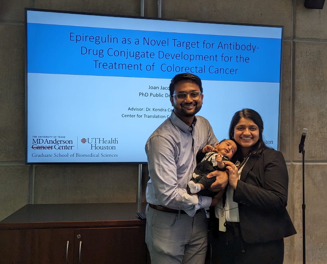 This past Friday I successfully defended my dissertation on “Epiregulin as a Novel Target for Antibody- Drug Conjugate Development for the Treatment of Colorectal Cancer”. 5 yrs of work in an hour long presentation- still feels so surreal!