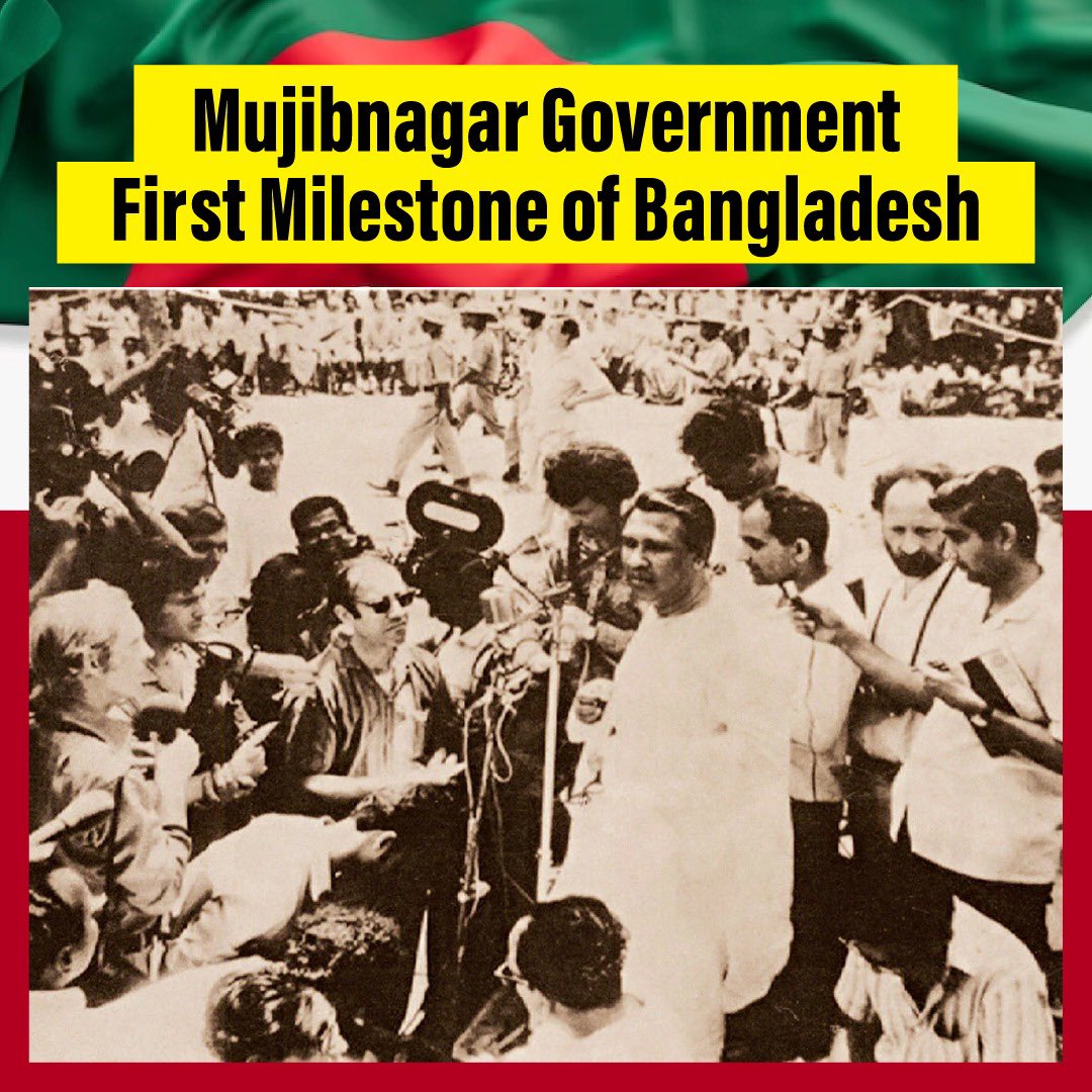 Tomorrow, April 17, marks the historic #MujibnagarDay. On this day in 1971, the first Bangladesh government, widely known as the 'Mujibnagar government' was formed by the elected leaders of #Bangladesh as the rightful constitutional, logical, and realistic step forward toward the