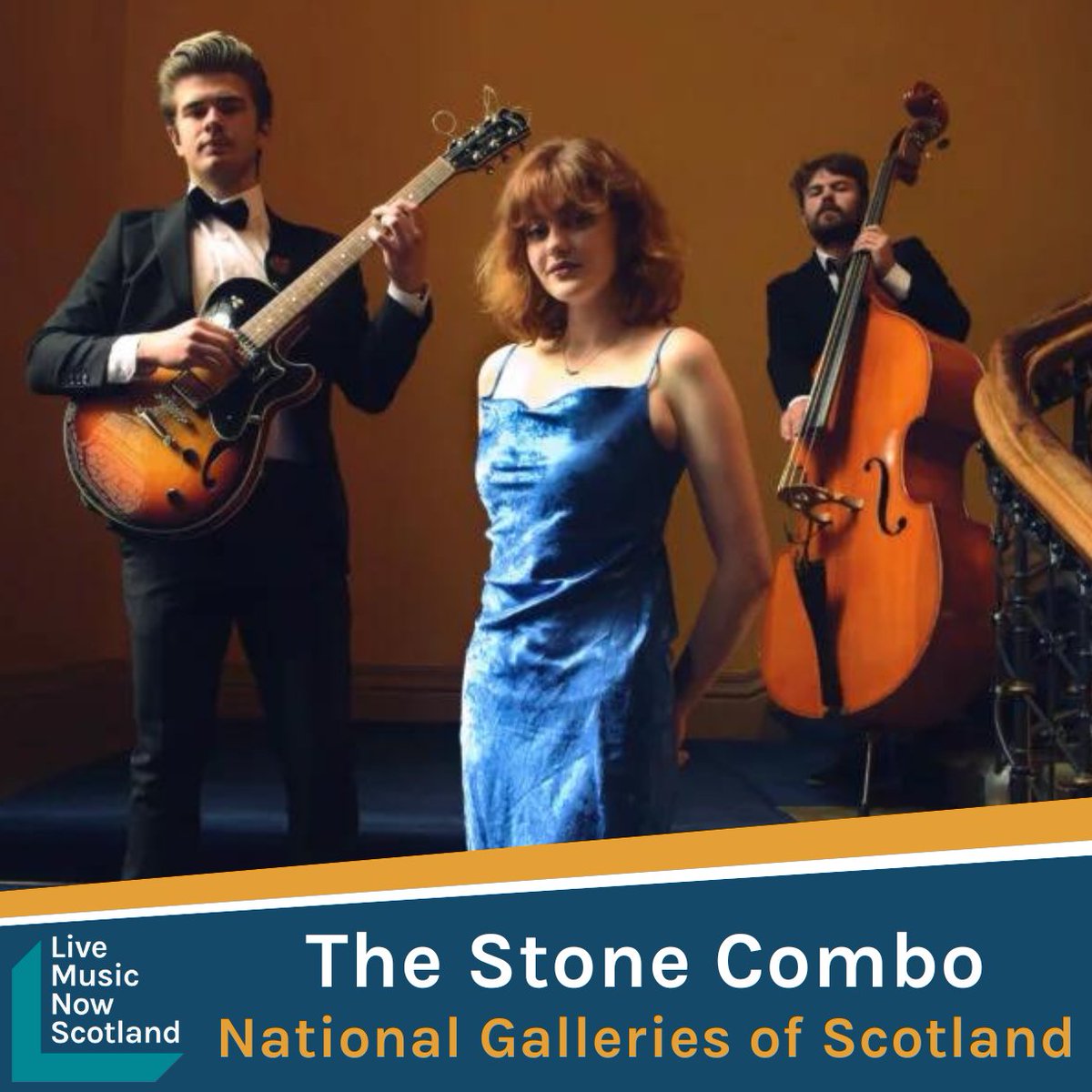 Coming up early May: #jazz #concert with The Stone Combo at @NatGalleriesSco . These LMNS performances tend to fill up fast, so order your free ticket now: nationalgalleries.org/event/live-mus…