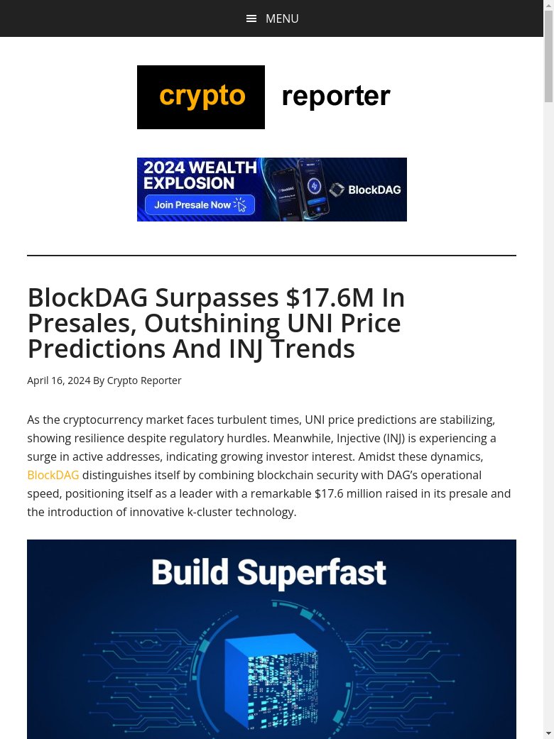 rayan_bibiloni's tweet image. BREAKING NEWS :  BDAGs k-Cluster technology is predicted to outshine UNI price, impacting the cryptocurrency market. cryptoeco.net/tw/b592.html  #BDAG #kCluster #UNI"