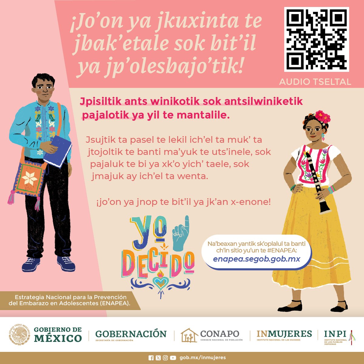 mujeresgobmx's tweet photo. Nuestro cuerpo, nuestras decisiones: en un mundo donde la autonomía es fundamental, la libertad de decidir se convierte en un acto de empoderamiento. La posibilidad de elegir cómo queremos vivir nuestra sexualidad y planificar nuestro futuro familiar es esencial. #YoDecido https://t.co/dERboCmrCI
