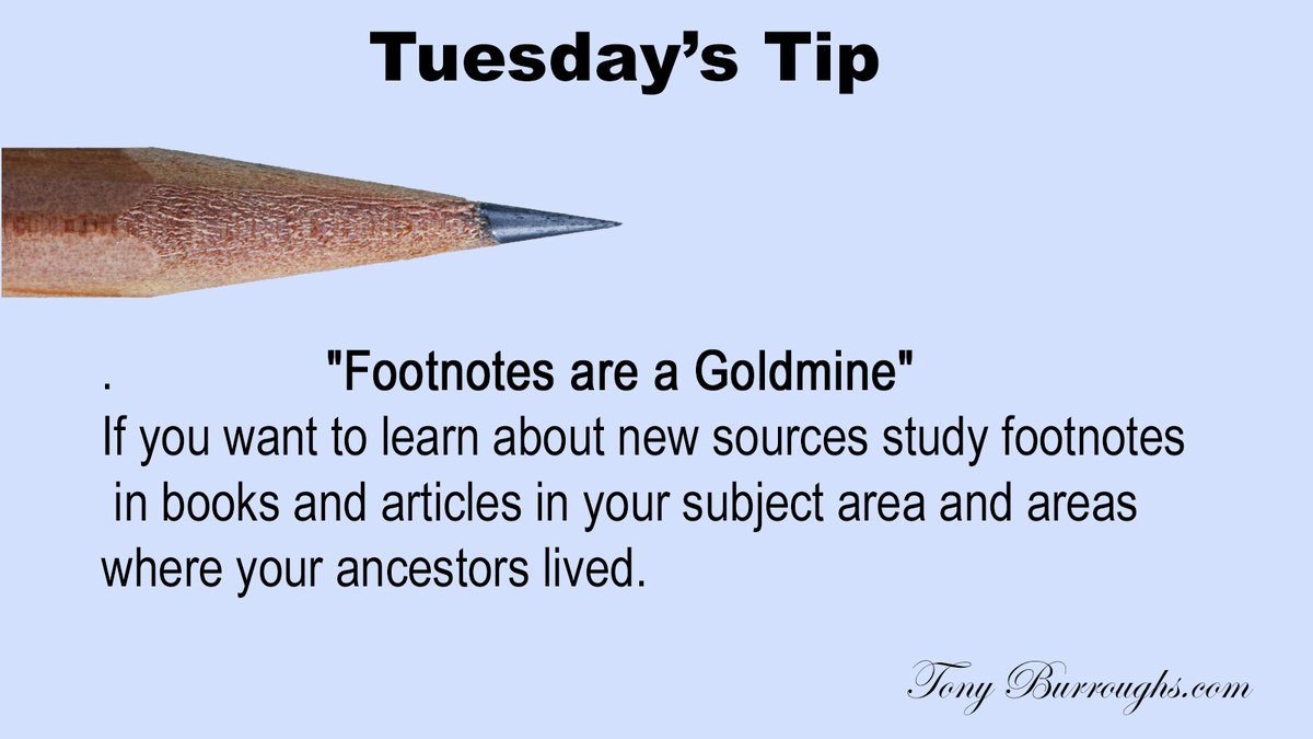 Tuesday's Tip 'Footnotes are a Goldmine' #ancestry #genealogy #BlackGenealogy #SlaveRoots