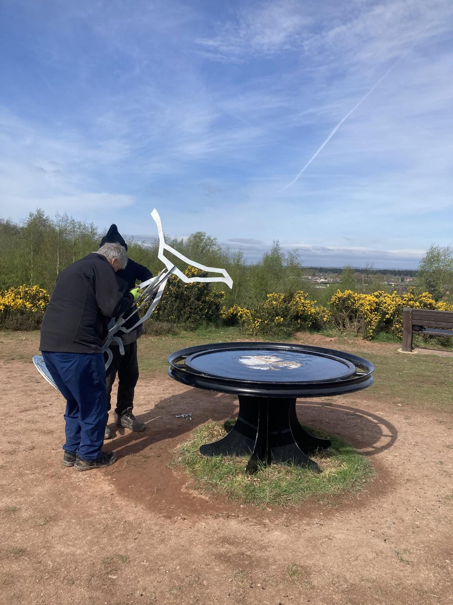 Another addition to our Time to Connect art trail is in place!🖌️ Each sculpture has been inspired by artwork created by local school children and community groups - our new trail will invite people to connect with heritage and nature in their local landscapes!