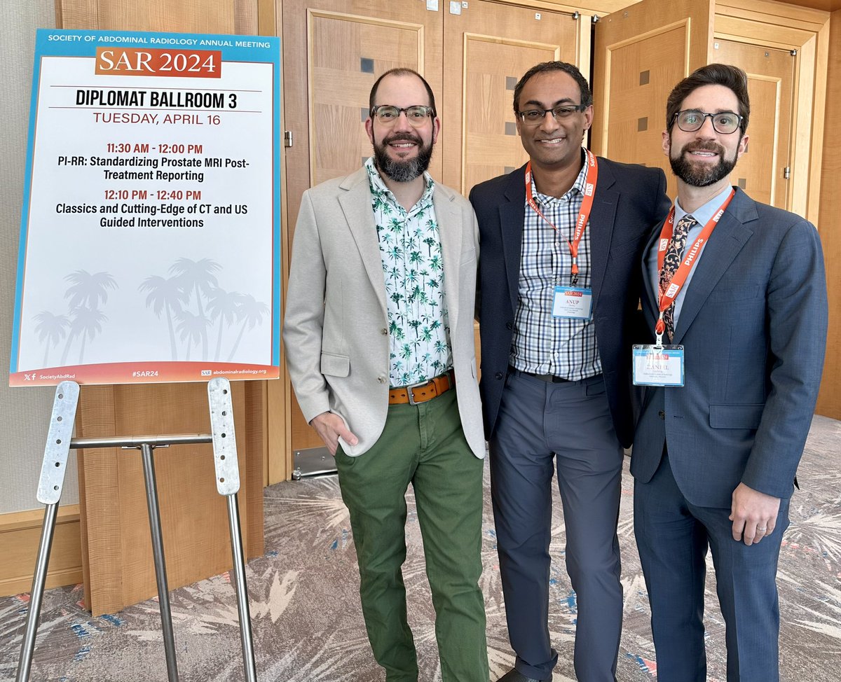 These guys are the best! Enjoyed giving our session on PI-RR at #SAR24 with Daniel Ludwig and Tyler Fraum. @MIRimaging @WUSTLmed @WashUAcadEd