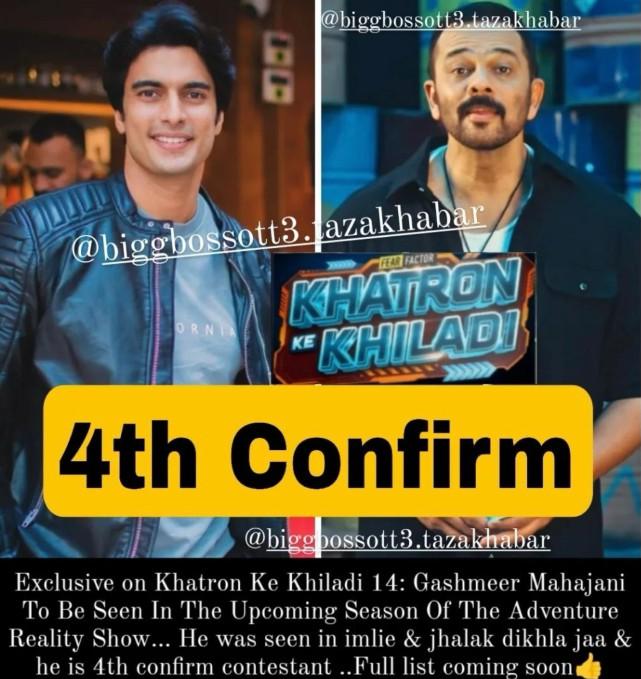 @Gashmeer Wowww My hero is going to do khatron ke Khiladi 🤩🤩.
Iam super excited to see you in KKK
Great & Big Good news for all your fans🥳🥳🎉🎉
@Gashmeer
#GashmeerMahajani