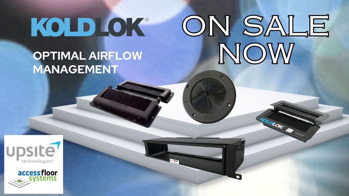 KoldLok® Energy Efficient Grommets for data centers are currently on sale and available for purchase.  KoldLok®'s airflow management products are the industry leader. buff.ly/3TX949P #raisedfloor