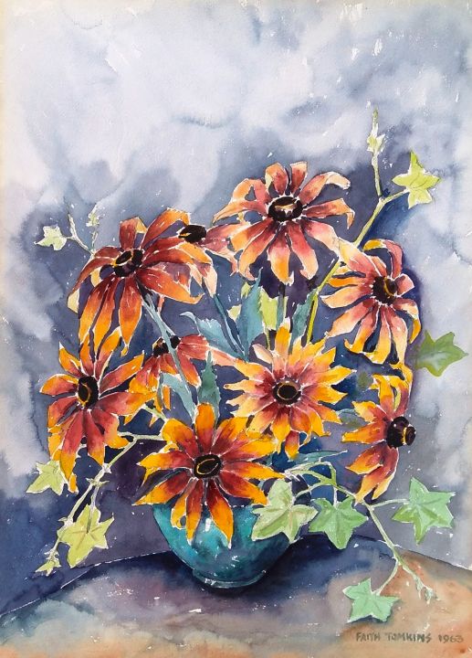 Art of the Day: 'African Daisies'. Buy at: ArtPal.com/ohteecreative?…