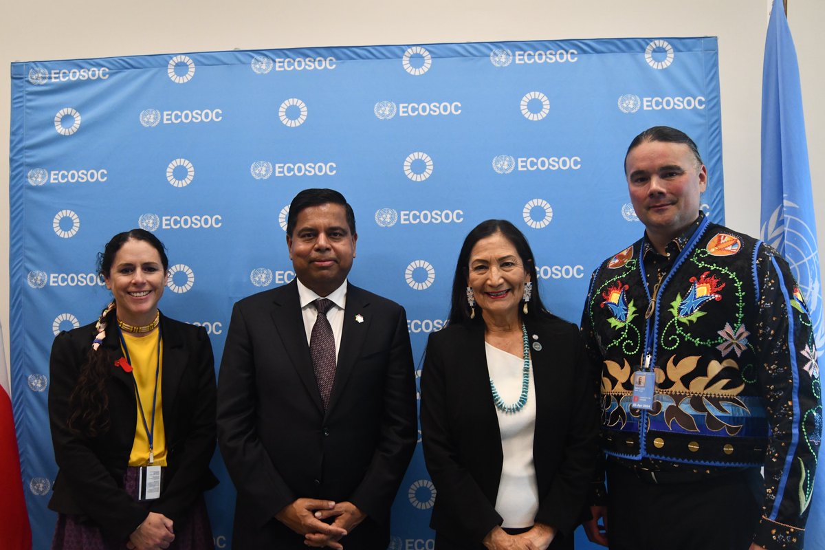SecDebHaaland's tweet photo. As always, I am grateful to our partners in Canada, Mexico, Australia and New Zealand for their shared commitment to investing in the success and perseverance of Indigenous communities. https://t.co/1QEdYfwa08
