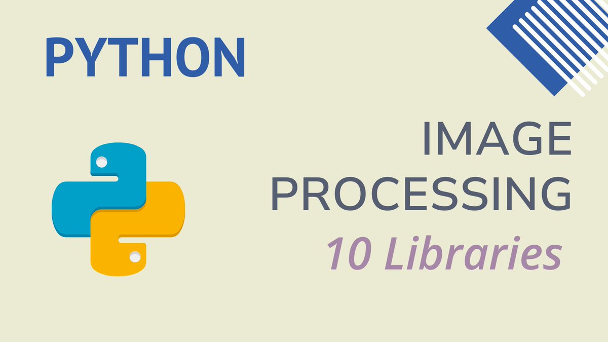 A #list of the 10 best #python #image #processing libraries: #opencv,  scikit-image and more ..
 ( by @AlxMcFarland &  @UniteAi)

🔗📷 unite.ai/10-best-image-…