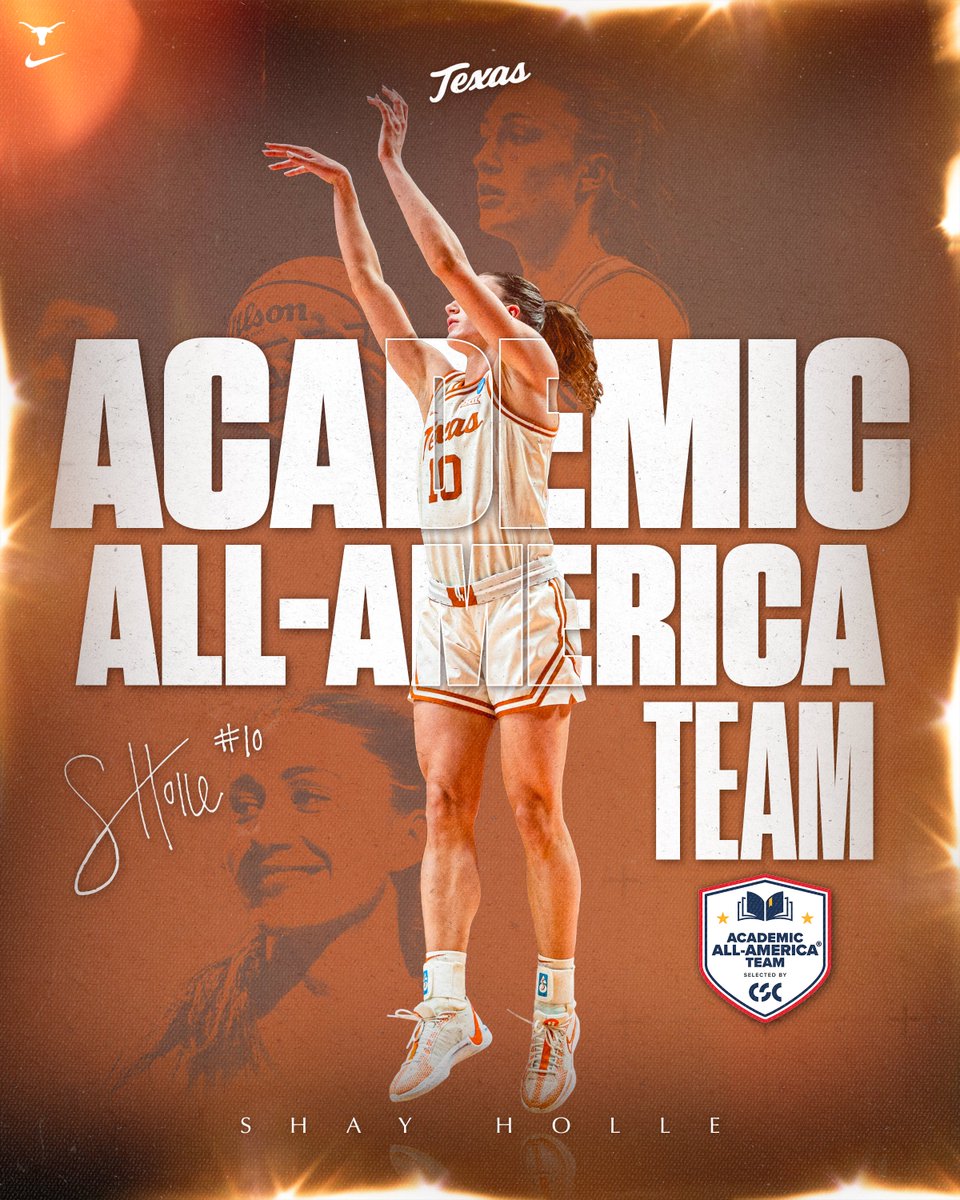 TexasWBB's tweet photo. academic all-american 🤘

#HookEm https://t.co/aN0tNkAupB