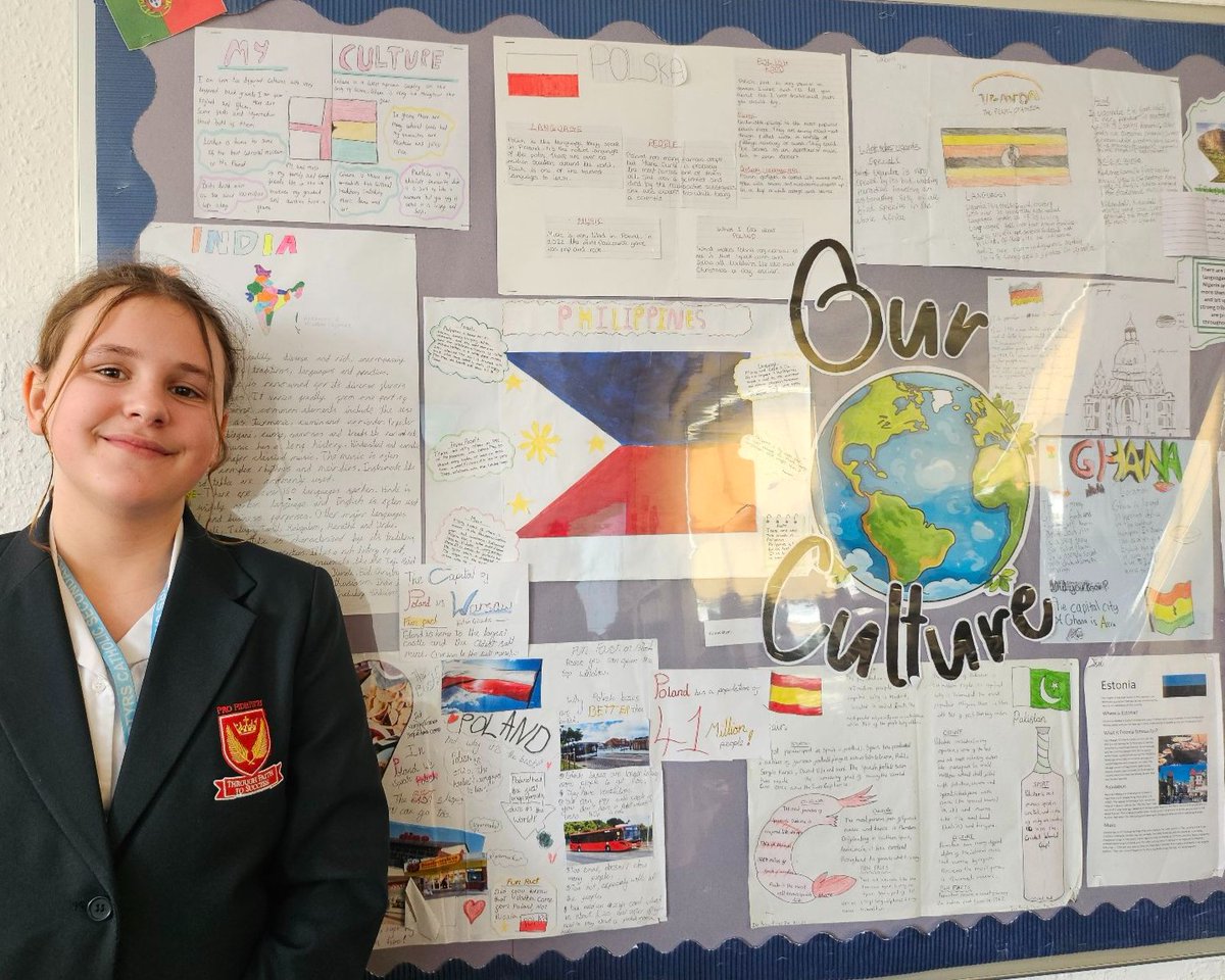 Embracing #diversity at #Douay during #English lessons! 🎉

Our #Year7 #students had a very exciting task: to delve into their own #cultural roots, sharing insights with their #classmates. Take a look at these amazing posters!📚🌎

#Ickenham #Ruislip