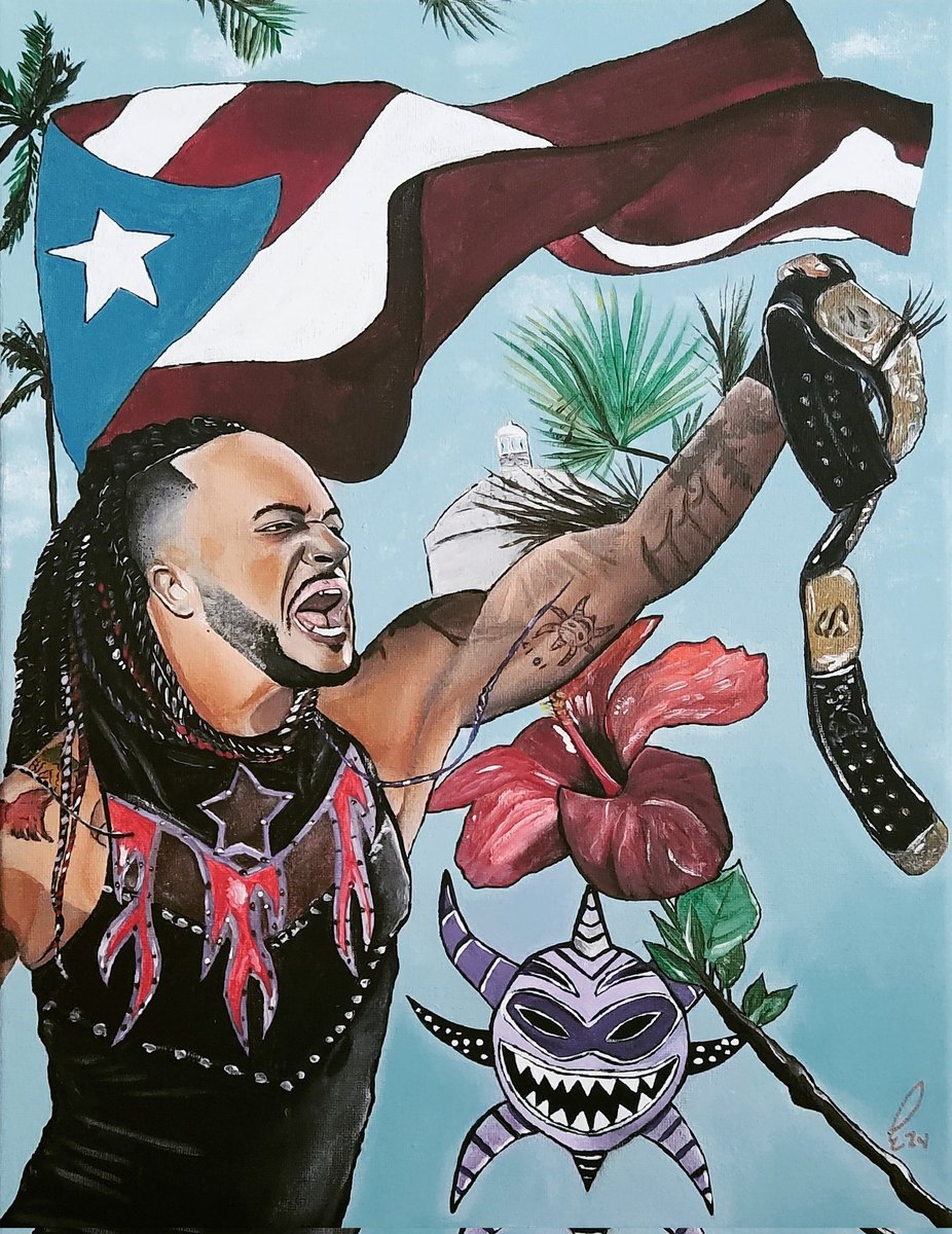 New art! 

#puertorico #boricua #latina #latino #boricuas #love #hispanic #taino #orgulloboricua #damianpriest #wwe #finnbalor #rhearipley 
 #dominikmysterio #raw #thejudgmentday #archerofinfamy #punishmentmartinez  #drewmcintyre #wwenetwork #wrestling #WrestleMania40