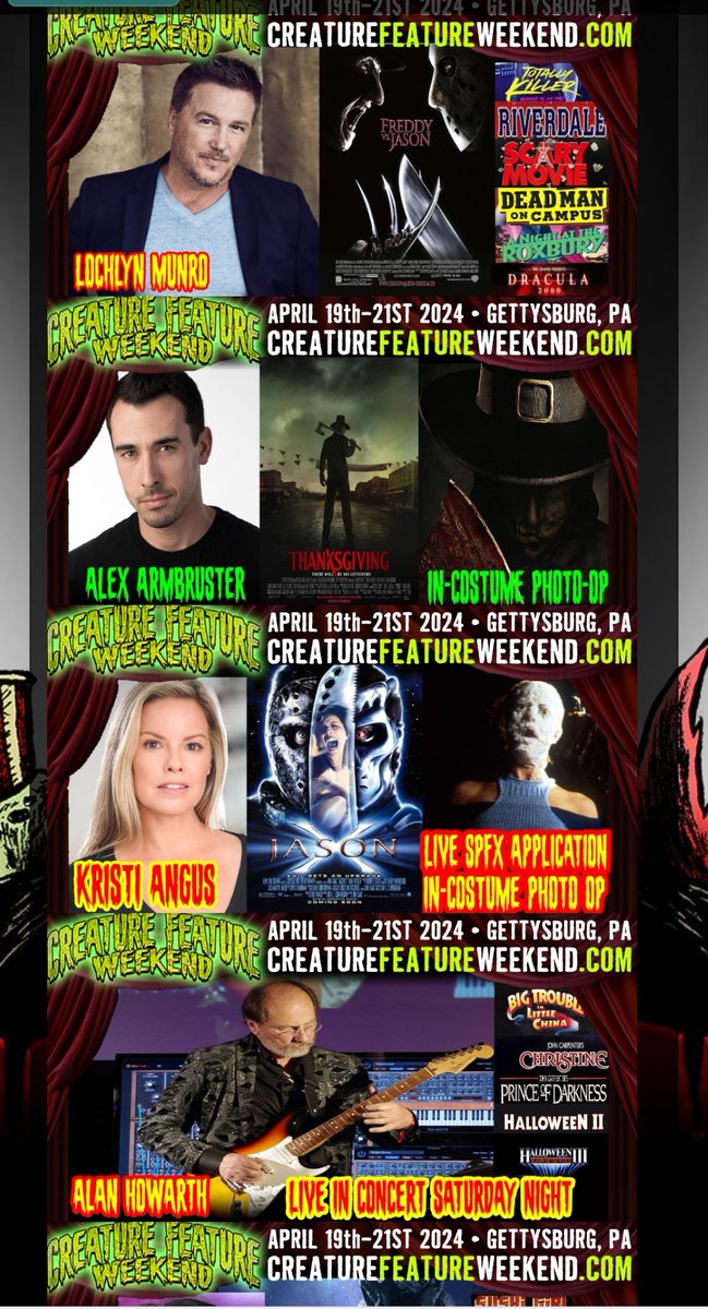 JeffWhitmire1's tweet photo. 3 sleeps!!!!! #CreatureFeatureWeekend https://t.co/bPFftWyDwJ