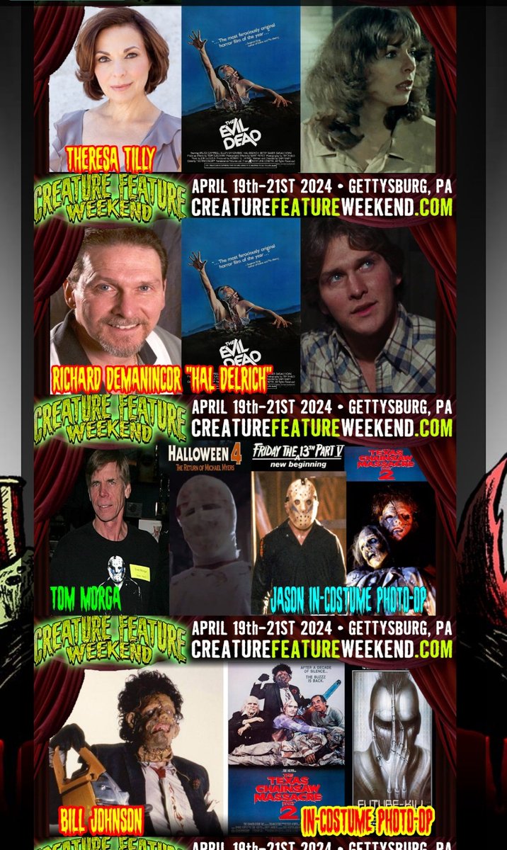JeffWhitmire1's tweet photo. 3 sleeps!!!!! #CreatureFeatureWeekend https://t.co/bPFftWyDwJ