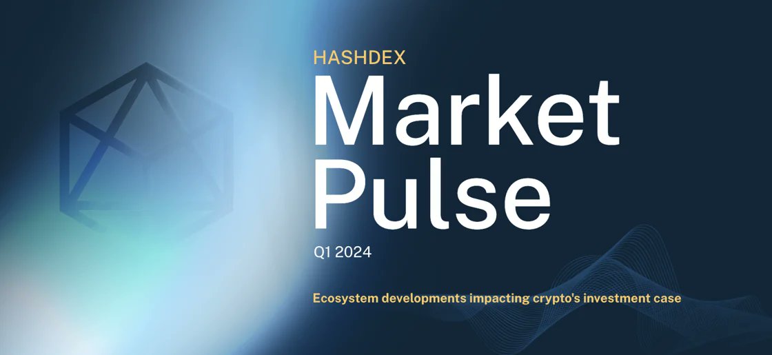 hashdex's tweet image. ⚡️MARKET PULSE Q1 2024🔎
Explore the Market Pulse Q1 2024 as an opportunity to understand the developments that support the investment thesis we have presented to our investors, discovering the evolutions and innovations occurring within the ecosystem. #bitcoin #crypto #hashdex