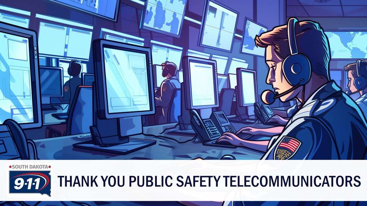 THANK YOU 9-1-1 TELECOMMUNICATORS, for impacting the lives of so many people and truly being the first contact with a heart of gold. You are all heroes to us, and we appreciate your professionalism, respect, integrity, dedication. #KeepSDsafe #PublicSafetyTelecommunicatorsWeek