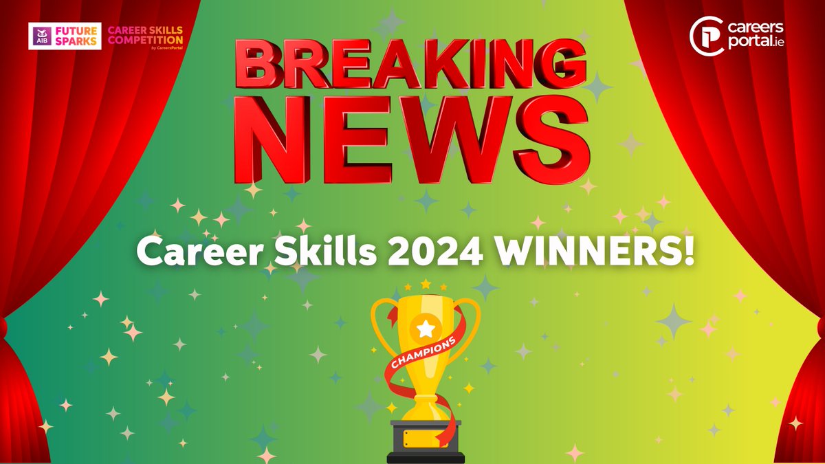 Now the moment we've all been waiting for.. announcing the winners of the 2024 Career Skills Competition! 🏆 Thank you to all who entered! Winners via the link in our bio here: ow.ly/6r3050Rg2J9 👀 @aibireland @coggoid @langsconnect_ie @failte_ireland #CareerSkills24