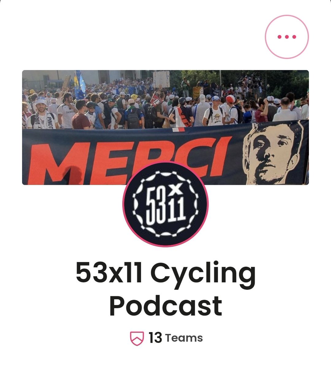 Qui per dirvi che dopo esservi registrati al FantaGiro potete unirvi alla nostra lega 53x11 Cycling Podcast!
