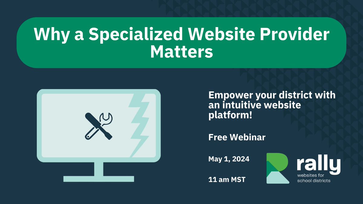 Happening in two weeks! Register now to discover how specialized platforms meet the needs of school districts compared to Open Source systems. us06web.zoom.us/webinar/regist… #schoolPR #Websites #SchoolWebsites #webinar